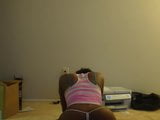 Sweet Ebony Ass Twerk in a Thong snapshot 2