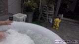 The Heatwave across Europe has made us all seek water and they got a blow up Jacuzzi on the roof snapshot 7