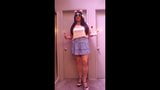 What To Do With An Old Pink Satiny Nightgown Outfit Video snapshot 6