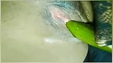 Cumshot with cucumber fucking snapshot 3