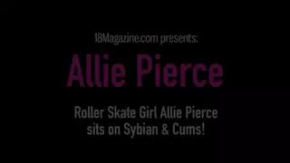 Free watch & Download Roller Skate Girl Allie Pierce sits on Sybian & Cums!