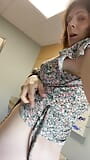 Fingering Myself At The Doctor’s In A Pretty Summer Dress snapshot 7