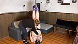 Femdom ballbusting, bondage snapshot 15