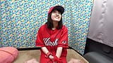 Hitomi Loves Watching Baseball Dan Melancap!! Dia Melancap Tiga Kali Seminggu! Tubuhnya Menjadi Sangat Panas Apabila Berkongkek. snapshot 8