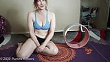 Yoga wheel stretching for your lower back and hips snapshot 13