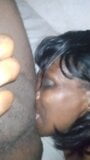 EBONY WHORE EATS MY ANUS. snapshot 5