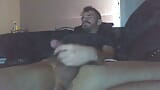 Huge cock jerked and showcased with a perfect cum ending. snapshot 3