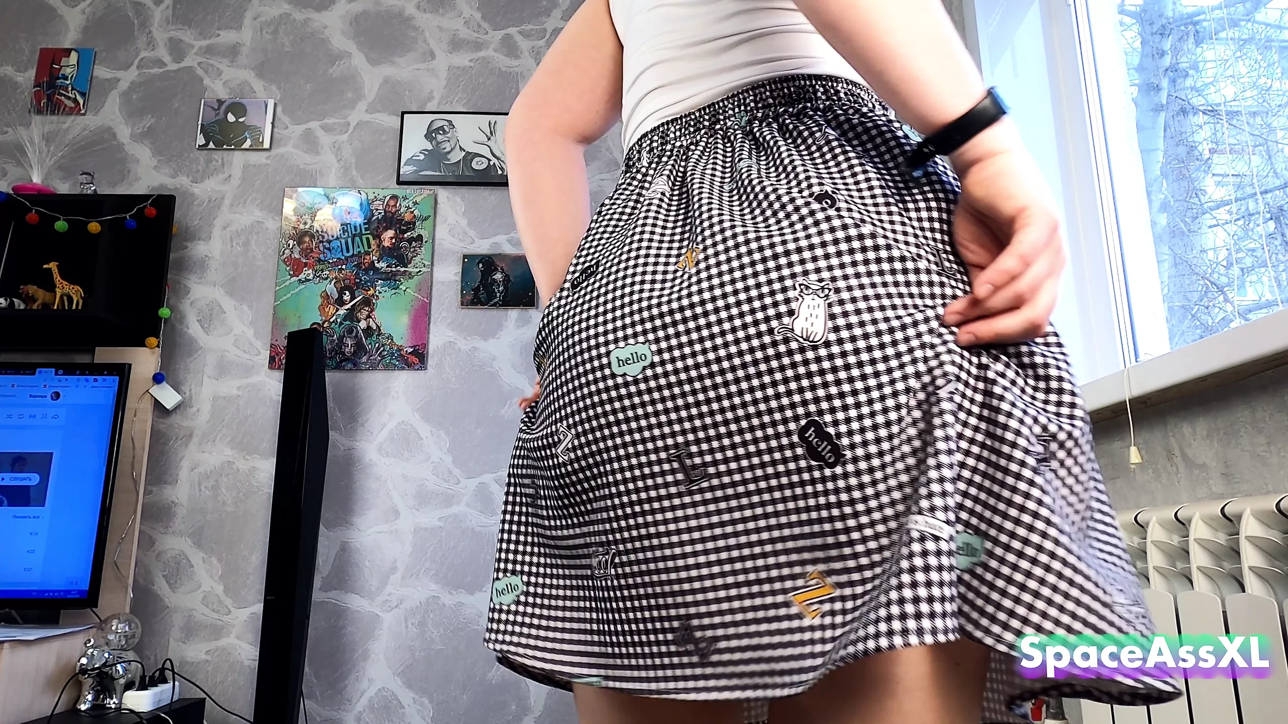 Free watch & Download Look up my skirt and rate my white panties. SpaceAssXL