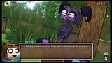 HornyCraft Minecraft Parody Hentai game PornPlay Ep.36 creeper girl is having a huge shaking orgasm as I creampie her snapshot 4