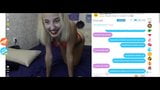 18 blonde Mädchen - sexy Cam-Show - nackt + Füße und Sohlen snapshot 17