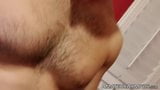 Young stud wanking off his mega cock in closeup snapshot 3