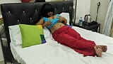 Hot desi Indian stepsister fuck in blouse and saya with step brother Oil massage sex massage porn snapshot 2