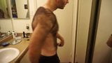 Hairiest man shaves his entire chest and back! snapshot 6