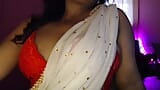 Hot desi bhabhiji enjoys youth by applying nipple clamps on her nipples. snapshot 4