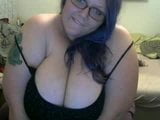 Big Natural Titted BBW orgasms on cam snapshot 2