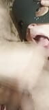 Amateur blowjob...young girl taking cumshot in the face.. snapshot 10