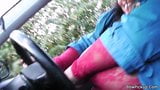 Bbw met enorme borsten in rode lingerie heeft interraciale seks snapshot 4