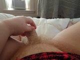 My GF's Wide Thick Blonde Hairy Pussy from her view pt 2 snapshot 1