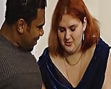 A horny redhead BBW from Germany gets her muff fucked by a loaded BBC snapshot 1