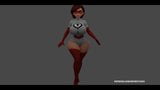 Helen parr -  The Incredible - 4K WALK snapshot 1