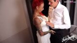 Inked German Redhead Escort Teen - Rough Fuck with old Guy in Hotel snapshot 2