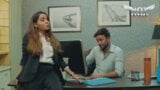 Two hot secretaries with the boss in the office - Indian porn web snapshot 4