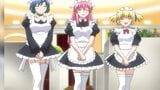 Horny dude fucks three goddess stepsisters dressed as maids snapshot 8