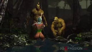 Threesome with a Beautiful Hot Fairy and Two Orcs in the Night ...