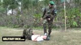 MilitaryDick - Weak Cadet Fails Physical Exam And Gets Disciplined By Muscular Sergeant On The Field snapshot 5