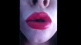 वह होंठ पागल है! - जॉय चुंबन लिपस्टिक गंदी बात - टीना स्नुआ snapshot 3