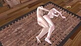 Animated Porn - Stepbrother fucking Stepsister in spoon position inside pirate ship snapshot 1