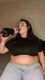 BBW Thicccollegegirl coke & mentos bloat snapshot 8