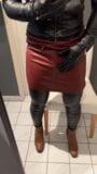 Sissy Crossdresser in Leather outfit snapshot 1