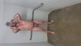 My husband taking a quick shower snapshot 4