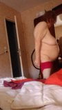 my wife slips into a plus size red panties snapshot 5