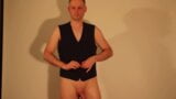 Kudoslong in a shirt and waistcoat strips and wanks snapshot 16