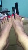 Fucking my sissy pussy and beautiful feet for daddy snapshot 2