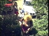 Sex orgy with mature skanks and studs fucking outdoors snapshot 2