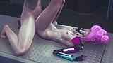 Cyborg chick missionarsstellung - cyberpunk-hentai snapshot 3