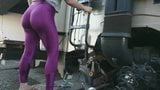 Aline rebolando ( blond twerking ) snapshot 8