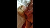 Billige billige blonde Nutte hasst Gesichtsbesamungen snapshot 3