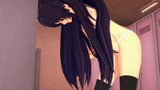 Tohka Yatogami vingert zichzelf - date een live hentai. snapshot 3