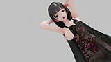 R18MMD Raiden Mei Strip Show - NKI2233 - Blue Hair Color Edit Smixix snapshot 11