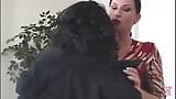 Naughty Ebony Secretary Needs to Be Taught a Lesson by Her Two Bosses snapshot 5