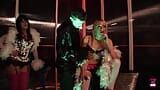 Two Blondes and a Brunette in Sexy Costumes Get Slammed by Two Masked Guys snapshot 1
