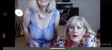 Two blonde grannies - blue red lingerie part 2 snapshot 17