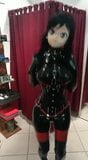 Kigurumi in Latex, Catsuit und Corsage mit dicken Möpsen snapshot 1