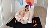 Transgender Bunny slut Lilith Eclipse fills her hole with carrots snapshot 16