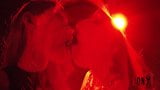 Manuela Albertini & Adila Venus in Night Time Party Kissing snapshot 2