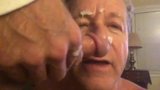 Big Cum Facial for a White Trash Faggot Cocksucker snapshot 4